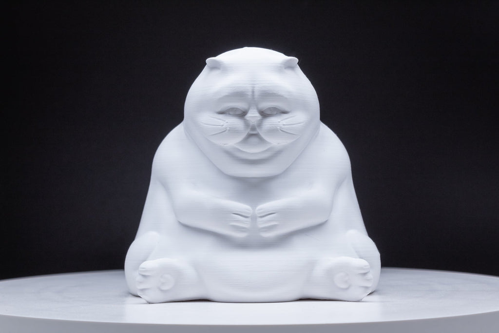 Buddha Cat Headphone Stand - Angled.io