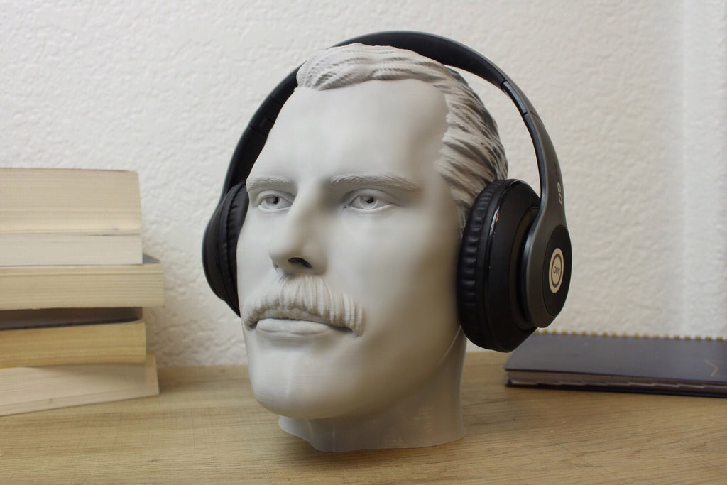 Freddie Mercury Headphone Stand - Angled.io