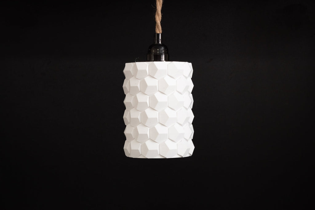 Hex Shade Pendant Hanging Lamp - Angled.io