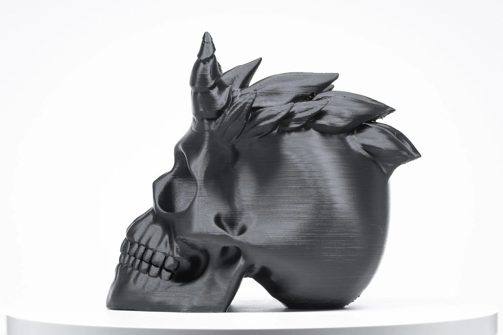 Horned Skull Headphone Stand | Dark Academe Headset Stand | Great Gamer Gift or Just Gothic Decor - Angled.io
