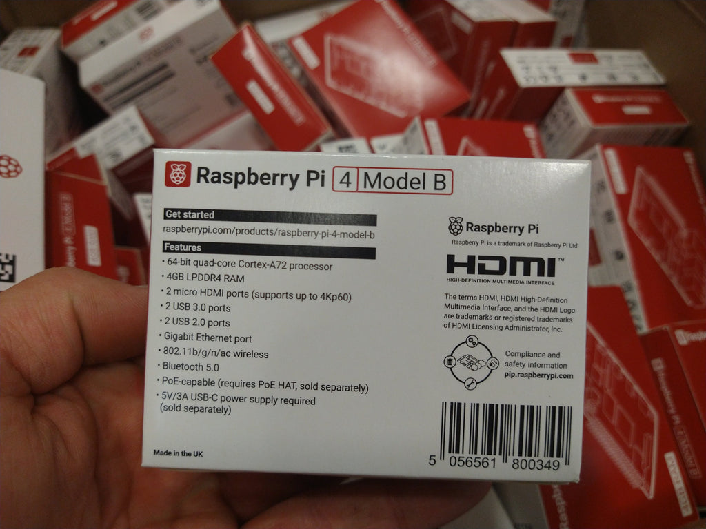 Raspberry Pi 4 Model B 4GB - Angled.io