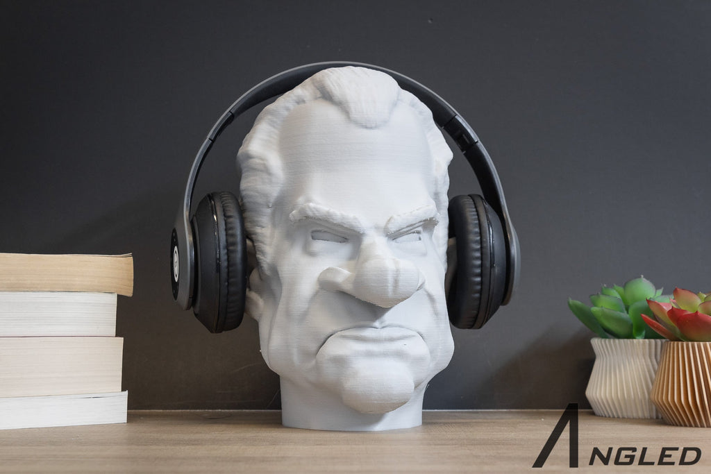 Richard Nixon Caricature Headphone Stand - Angled.io