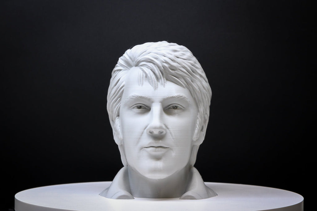Gray Headphone Stand of Elvis Presley's head