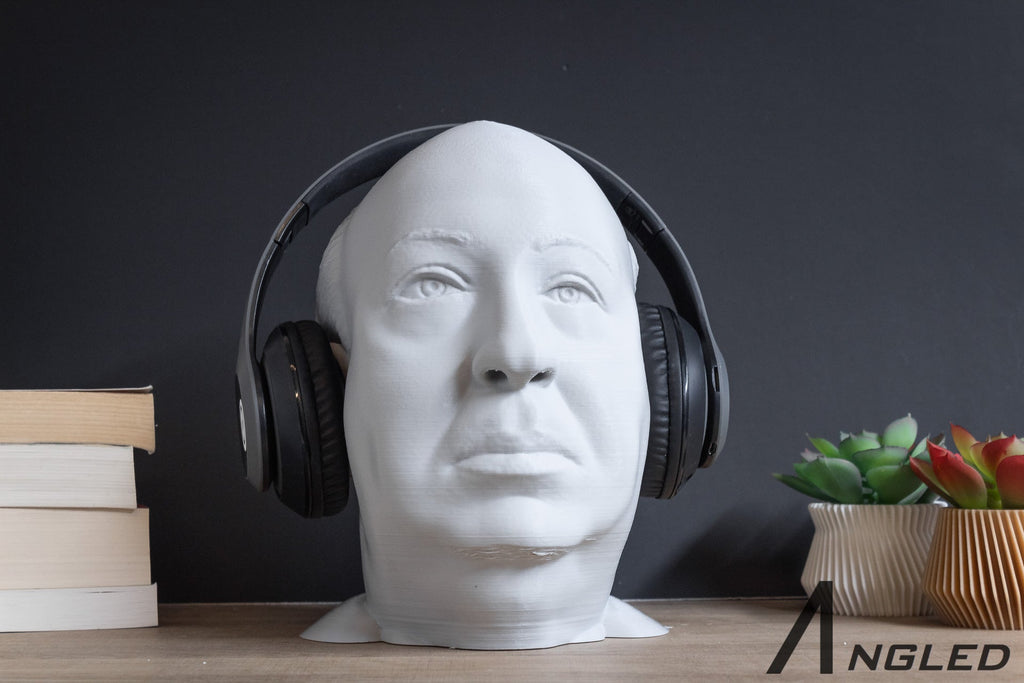 Alfred Hitchcock Headphone Stand - Angled.io
