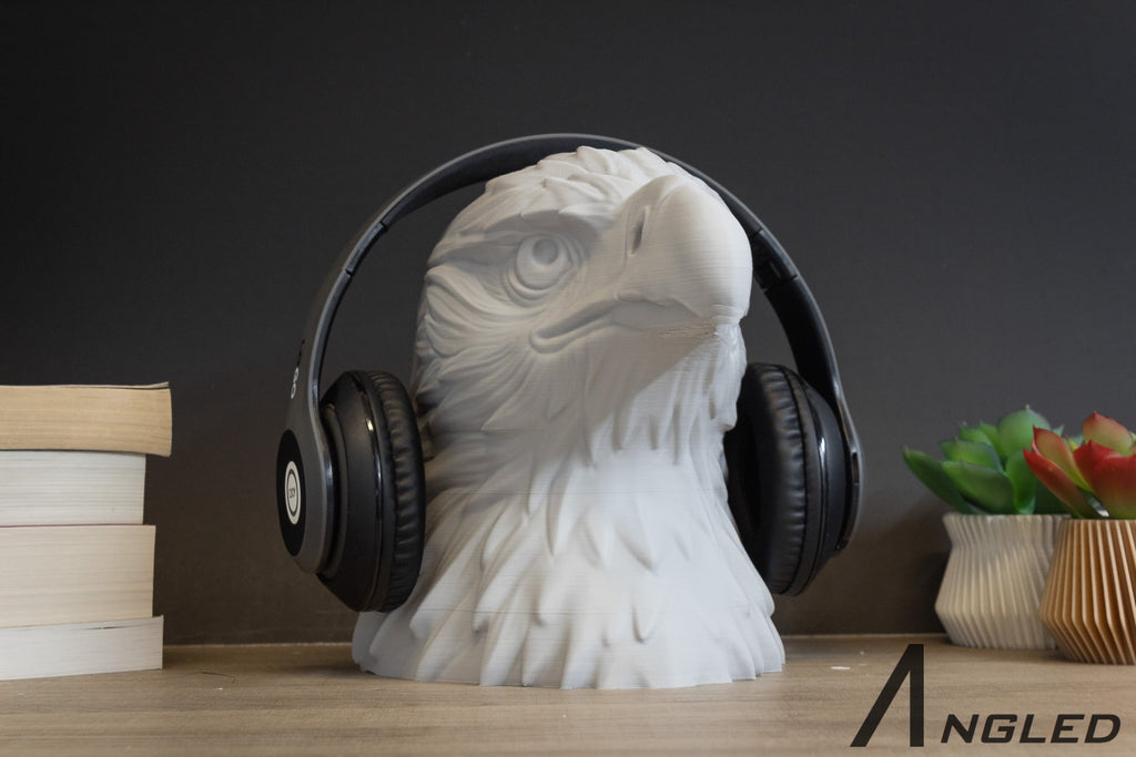 Bald Eagle Headphone Stand - Angled.io