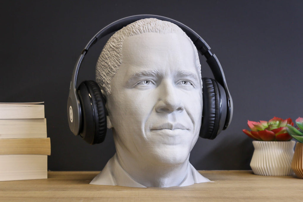 Barack Obama Headphone Stand - Angled.io