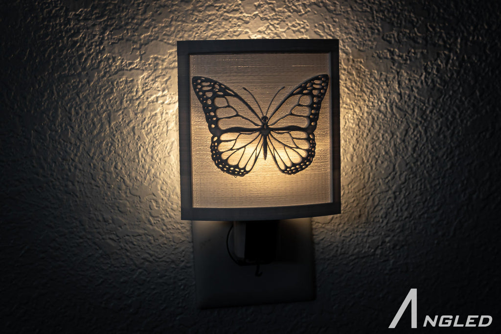 Butterfly 3-D printed Nightlight l Plug in Nightlight - Angled.io
