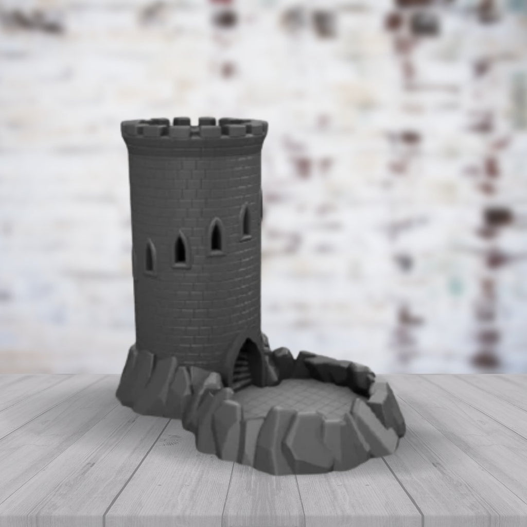 Castle Dice Tower | D&D Accessory - Angled.io