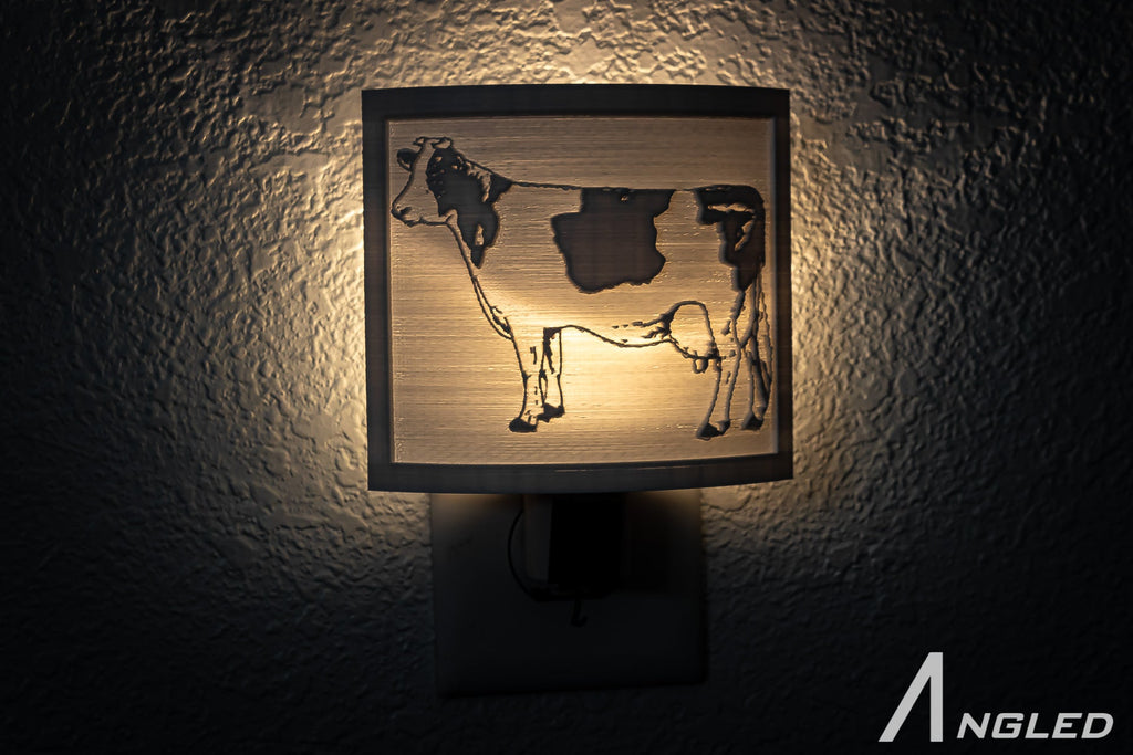 Cow 3-D printed Nightlight l Plug in Nightlight - Angled.io