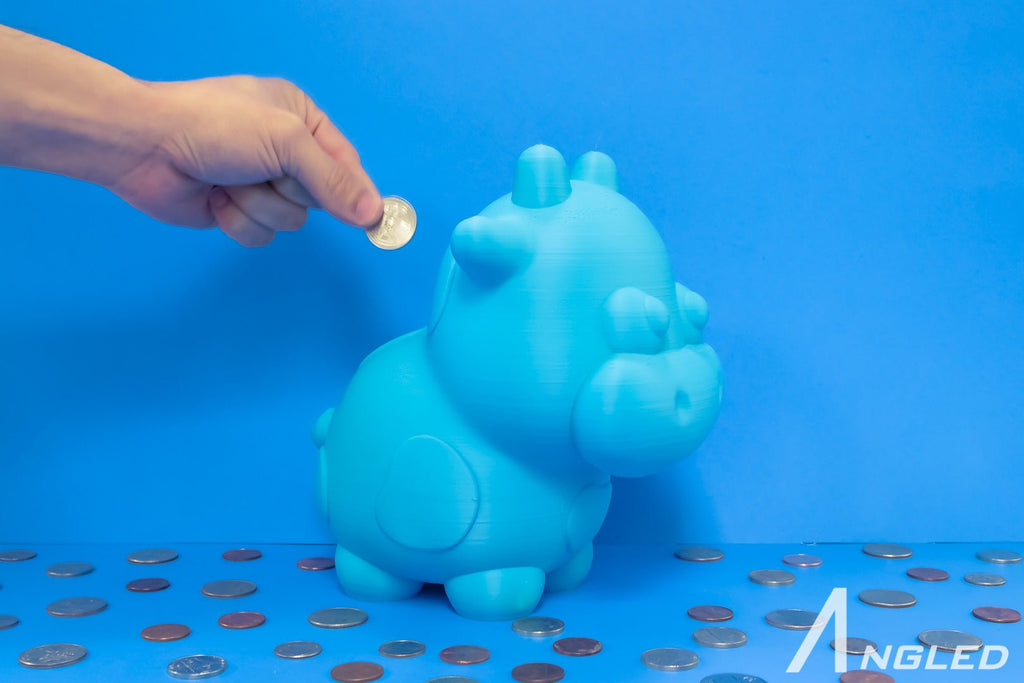 Cow Piggy Bank || Kids Room Decor || Gift for Kids - Angled.io