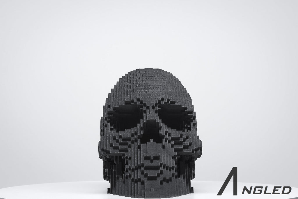 Cubic Skull Headphone Stand - Angled.io