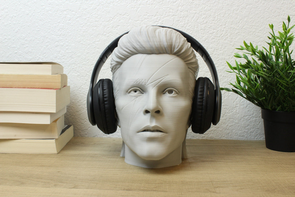 David Bowie Headphone Stand - Angled.io