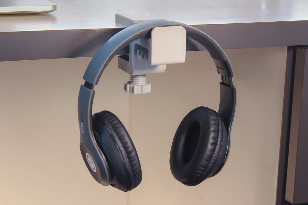Desk Clamp Headphone Holder - Angled.io