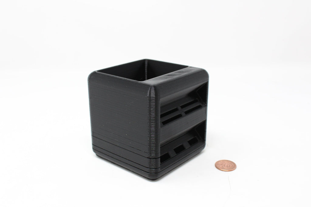 Little Box Pen Holder Desk Organizer Cube - Angled.io