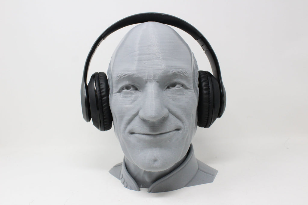 Patrick Stewart Headphone Stand - Angled.io