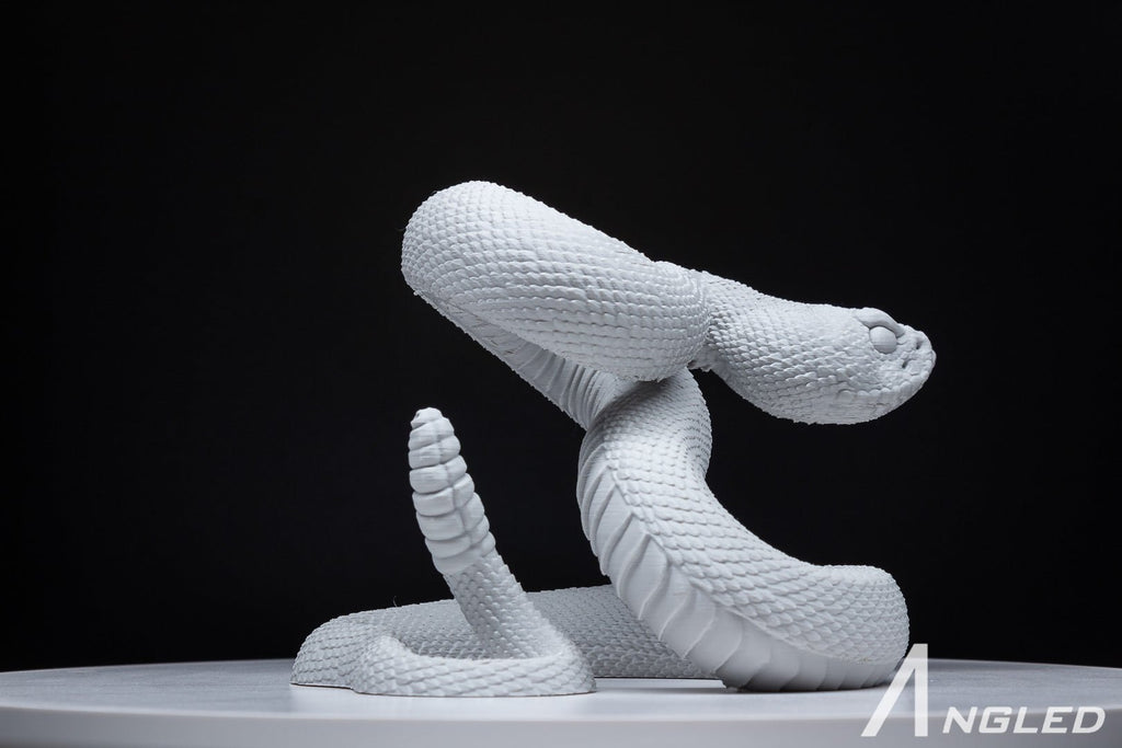 Rattlesnake Paintable Figurine - Angled.io
