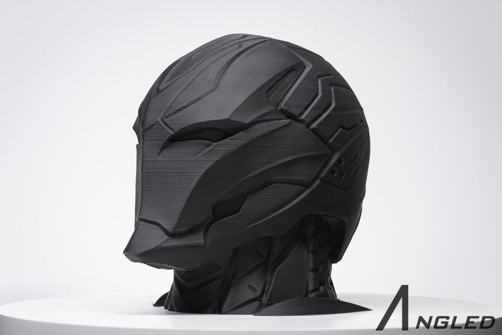 Scifi Dark Armor Headphone Stand - Angled.io