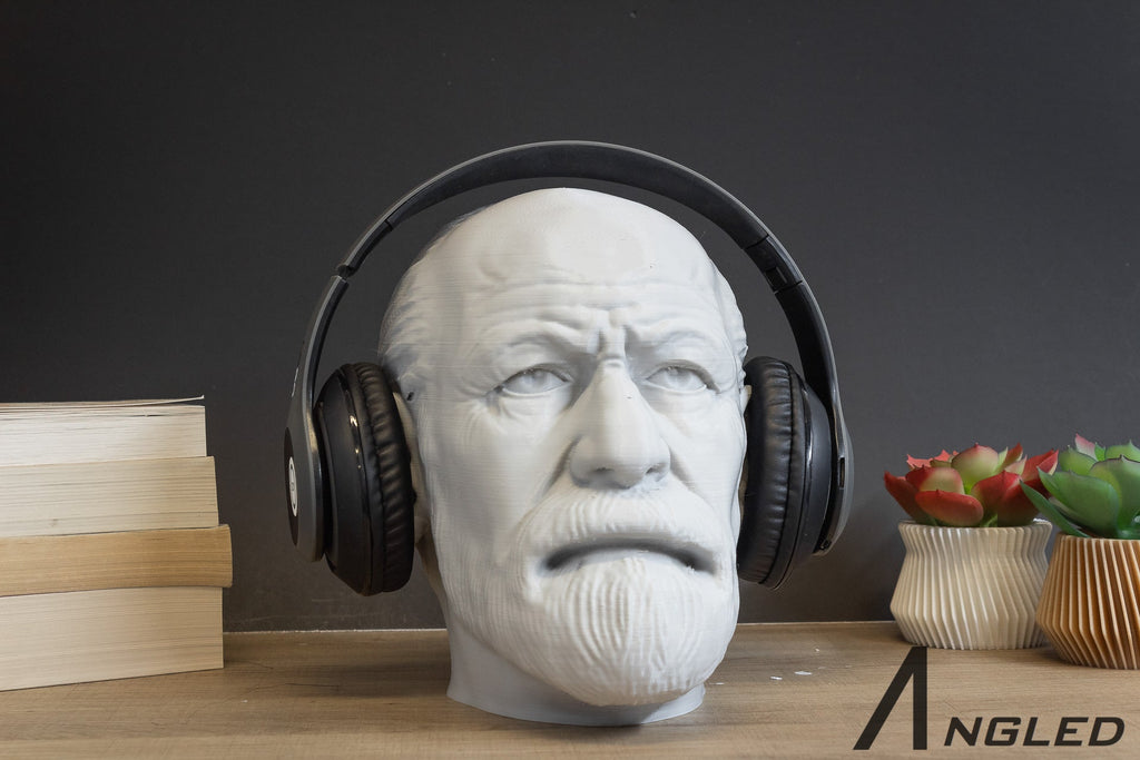 Sigmund Freud Headphone Stand - Angled.io