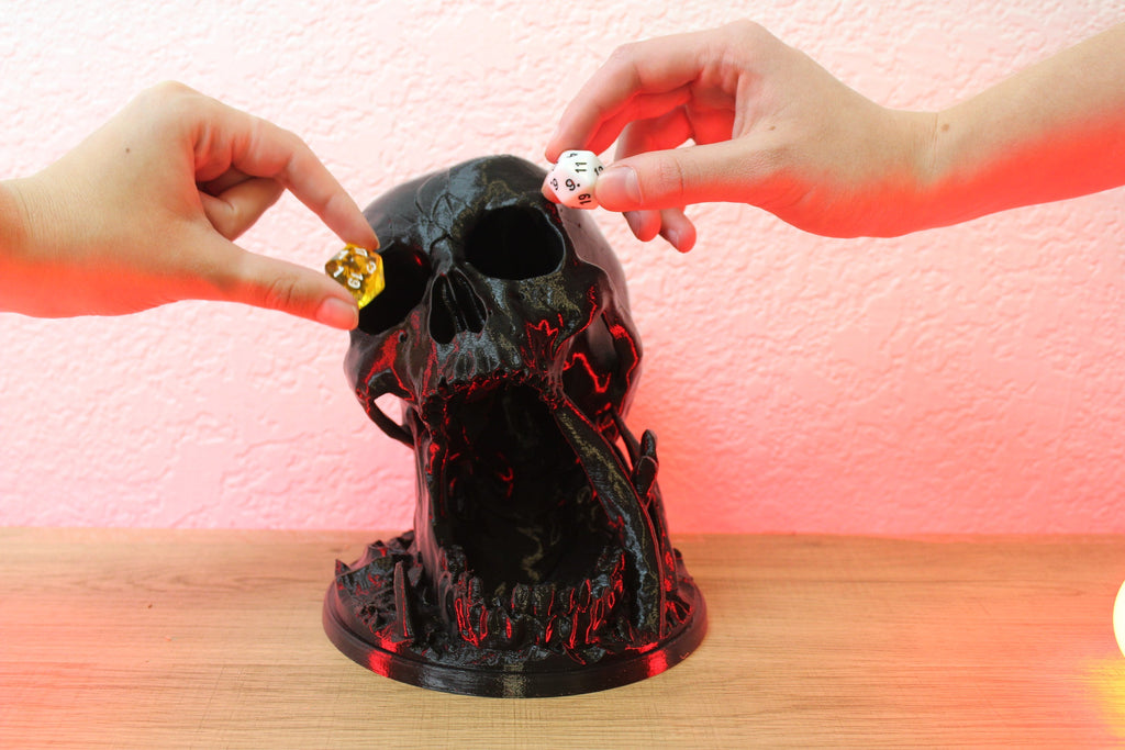 Skull Dice Tower | D&D Accessories - Angled.io