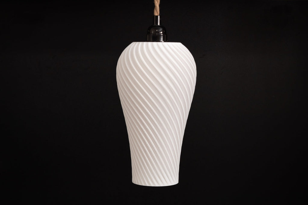 Spiral Pendant Hanging Lamp - Angled.io