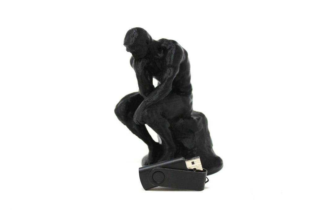The Thinker Desktop Statue - Angled.io