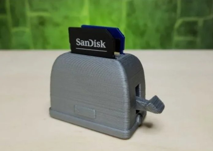 Toaster SD Card Holder - Angled.io
