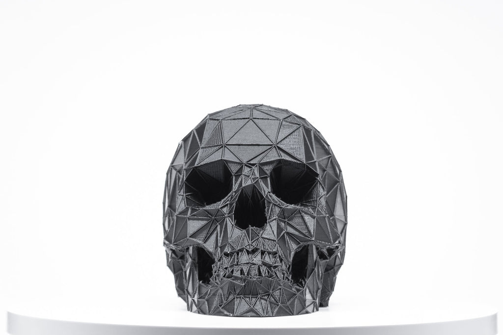 Voronoi Skull Headphone Stand - Angled.io