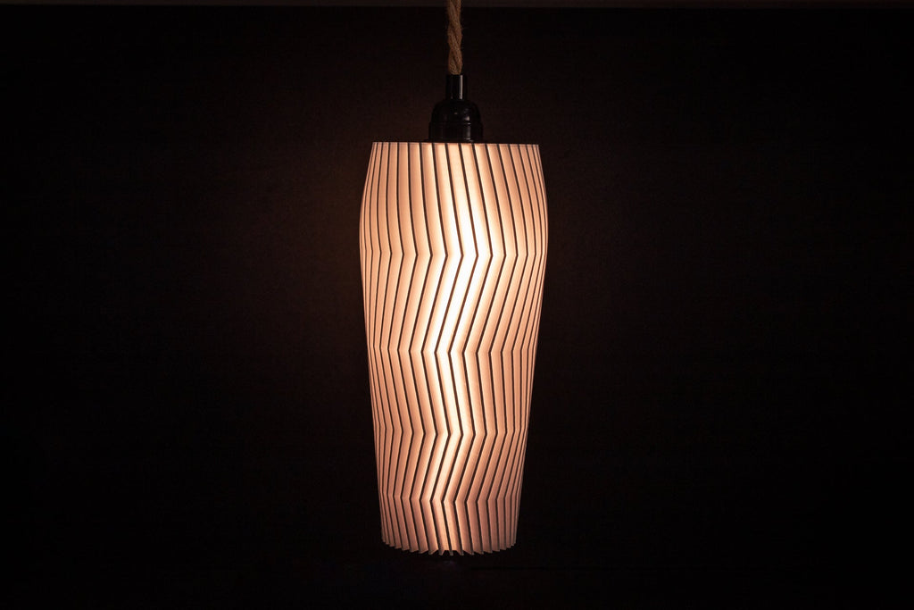 Zig Zag Pendant Hanging Lamp - Angled.io